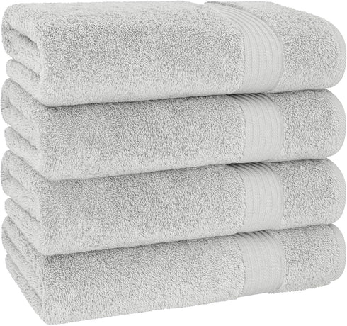 4 100% Set, Cotton Paradise Piece Turkish Bath Towels for Bathroom, Cotton Extra Large Soft Plush Towels Bathroom