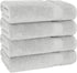 4 100% Set, Cotton Paradise Piece Turkish Bath Towels for Bathroom, Cotton Extra Large Soft Plush Towels Bathroom