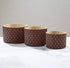 Pastry Chef's Boutique Deluxe Corrugated Panettone Paper Pan Mold - Large - 1 Kg - Pack of 6