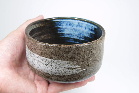 Japanese Handcrafted Matcha Tea Bowl - Brown Hagoromo Chawan, Authentic Pottery for Tea Ceremony