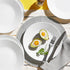 Corelle Vitrelle 4-Piece 18-Oz Soup/Cereal Bowls, Chip & Crack Resistant Glass Dinnerware Set, Winter Frost White