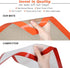 Silicone Baking Mats Set of 2, Non-Stick Reusable Air Fryer Liners, Best German Silicone, 9 inch