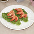 DinQ 10 Pieces Fake Lettuce Leaves Artificial Green Vegetables Plastic Realistic Salad for Holiday Home Kitchen Cabinet