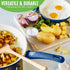 GreenLife Non Stick Fry Pan Set, 7" & 10", Non-Toxic PFAS-Free Ceramic Skillets, Blue