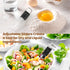 Professional Adjustable Measuring Spoons Set of 2#2258, Fits in Spice Jars, BPA-free & Dishwasher Safe