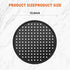 12 Inch Pizza Pan with Holes, Nonstick Pizza Tray for Oven, Round Perforated Carbon Steel Pizza Baking Pans Pizza Bakeware for Home Restaurant Kitchen Baking by CasaCulina
