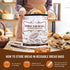 2 Packs Bread Bags, Bread Bags for Homemade Roti, Reusable Sourdough Storage Bag With Zipper, Large Freezer Container