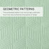 Exclusivo Mezcla Ultrasonic King Quilt Bedding Set - Lightweight Sage Green Bedspreads, 1 Quilt and 2 Pillow Shams