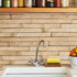 HTB Slotted Soap Dish 2 Pack Teak Wood, Self Draining Kitchen Sponge Holder for Shower, Sink, Bathroom