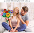 Flowers Bouquet Building Set, 980 PCS - 12 Kinds of Flowers, Botanical Collection for Mother's Day, Birthdays, Gifts