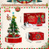 2025 24 Countdown Set, 6+, Ochido Advent Calendar Rotating Christmas Tree Building Blocks Kit, Days Christmas Toy