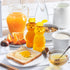 KEJJNYER 24 Pack 8 oz Dispensing(250ml /8 oz) Plastic Honey Bear Bottle, Reusable Plastic Honey Bear Jars Bulk