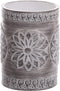 BINO Kitchen Utensil Holder for Countertop, Grey Sunflower Utensil Caddy, Crock for Cooking Utensils