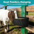 Bi fujian Feeders,5 Quart*2 Pack,Feeder Chicken Feeder Waterer,Hanging Goat Trough for Sheep Duck Poultry Dog, Fence