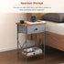 VECELO Night Stand, Nightstand, Small End Table for Small Spaces, Wood Side Table for Living Room, Bedside Table