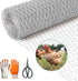 Chicken Wire,16"50FT Chicken Wire Fencing for Garden Poultry, Hexagonal Galvanized Chicken Wire