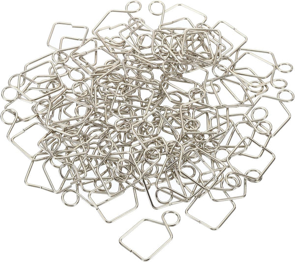PATIKIL Chandelier Connector Clip, 100 Pack 19mm L x 12mm W Crystal