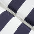 High Density Foam Cushions for Adirondack Chairs - Striped High Back Comfort
