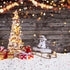 2 Pieces Christmas Glittered Snow Blanket, Artificial Snow Decoration for Village Displays, Christmas Tree, 39.37 x