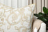 18x18 Inches, Maurice Scroll Embroiderd Decorative Square Accent Throw Pillow Cover - Sofa, Chair, Couch, Bedroom