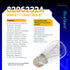BlueStars 8206232A Microwave Oven Light Bulb, 40W 125V E17 Base, 3 Packs, Compatible with Whirlpool