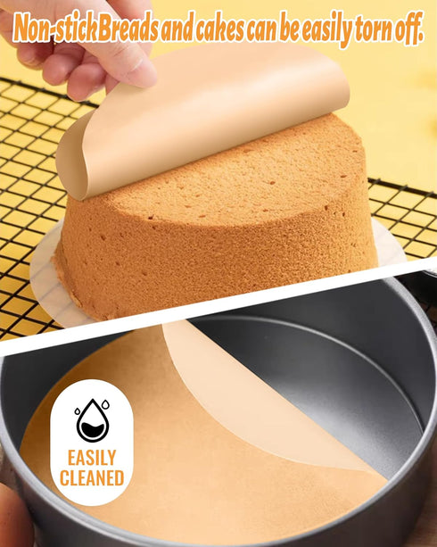 500 Pcs Parchment Paper Baking Sheets, Round 6 Inch Non-Stick Baking Parchment Circles