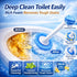 HAGOIDGSH 24 Set Disposable Toilet Cleaning System with Refills, Toilet Wand Kit with Holder, Wall Mounted Toilet Brush