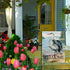Welcome Spring Summer Seabird Coastal Beach Small Decorative Garden Flag - Blue Heron Yard Bird 12x18