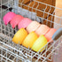 Youngever 9 Pack 10 Ounce Plastic Bowls, Kids Plastic Bowls Set of 9 in Peach Colors