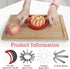 4.72 Inch 12 Apple Slicer, Apple Corer and Slicer - Apple Cutter with Sharp Blades, Apple Corer Tool - Easy Gadgets