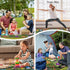 Supfitness (60 80") Sandproof,3-Layer Packable Extra Large Picnic Blankets Waterproof Foldable "x Beach Blanket