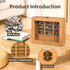 SIHPTO 300pcs Anxiety Stress Relief Mini Bookshelf with Mini BooksMiniature Library Decor for Book LoversIdeal for Home