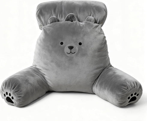 PZT Reading Pillow Plus, Crystal Velvet Back Pillow Bed Sitting Up for Adult