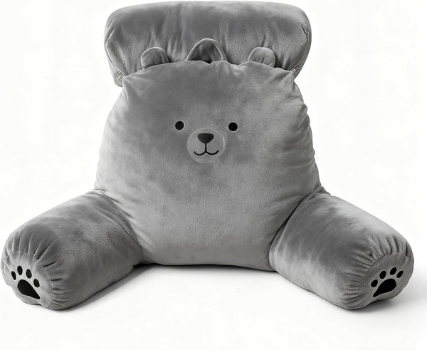 PZT Reading Pillow Plus, Crystal Velvet Back Pillow Bed Sitting Up for Adult