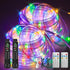 Rope Lights, Rechargeable 79FT 240LED Outdoor Waterproof String Lights with 1200mah Portable