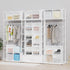 HOMIDEC Closet Organizer - 9-Cube Storage Organizer for Clothes, Portable Closet Storage Shelves, White