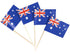 JBCD Australia Toothpick Flag, Australian Mini Small Cupcake Topper Flags, 200pcs