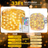 33ft 100LEDs 20 Fairy Lights USB Plug in with Remote, Warm White Color Changing Light Twinkle Firefly String Lights