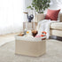 DULLEMELO Storage Baskets Large 16"x12"x12" Fabric Bins for Organizing, Collapsible Linen Shelf Baskets for Clothes