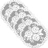 Heritage Lace Victorian Rose Doily, 11", White, 4 Count