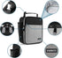 Durable Insulated Lunch Bag - Reusable Tote Bag for Men, Women, Adults, Black Gray