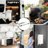 Magnetic Paper Towel Holder, One Hand Operable Wall Mount with Strong Magnetic Backing for Kitchen Refrigerator RVs
