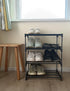 4-Tier Closet LNYZQUS Upgrade Small Shoe Rack, Metal Stackable Kids Shoe Shelf Storage Shoe Stand Organizer