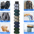 Legging Organizer for Closet, 20 Pockets Hanging Storage for Behind Door, Wardrobe, Clothes Storage (Black)