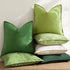 Pack 2, 20 20 Inch Foindtower of Decorative Linen Soild Throw Pillow Covers Soft Accent Euro Cushion Case Boho