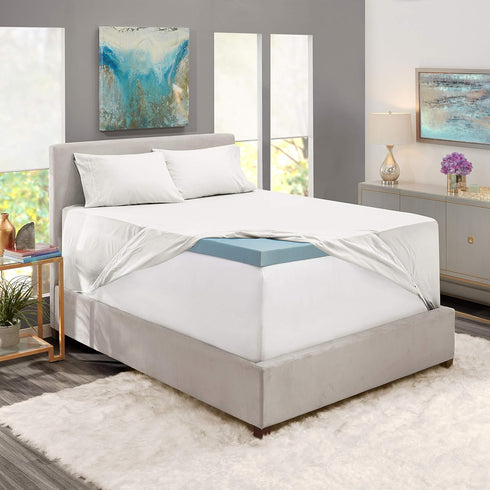 Hearth & Harbor Extra Deep Pocket Queen Sheet Set - 6 Piece Set Fits Mattresses Up to 24 Inches Deep
