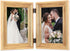 Lawrence Frames 4x6 Hinged Double Sutter Picture Frame, Burnished Gold