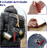 Portable Toothpick Holder 4PCs, Metal Dispenser, Pocket Waterproof Case with Keychain, Travel Purse Ear Wax Removal
