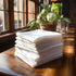 12 Pack, 28x28 Wealuxe Flour Sack Dish Towels for Kitchen, - Lint-Free, Super-Absorbent Cotton Tea Towels for Kitchen