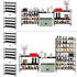 4-Tier Simple Trending Stackable Shoe Rack, Expandable & Adjustable Fabric Shoe Shelf Storage Organizer, Black